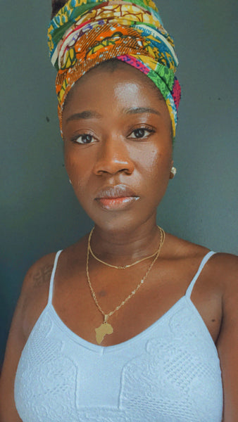 Multiprint Satin Lined Head Wrap (Duku)