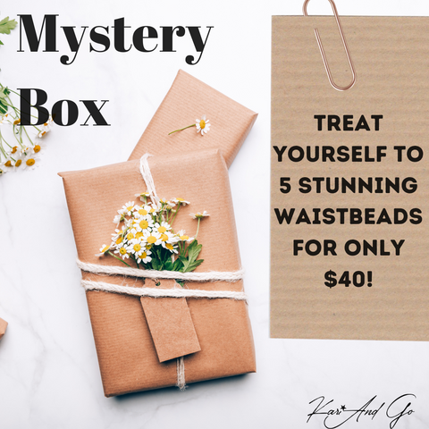 5 Mystery Waistbeads for $40