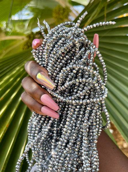 Silver waist beads KariAndGo