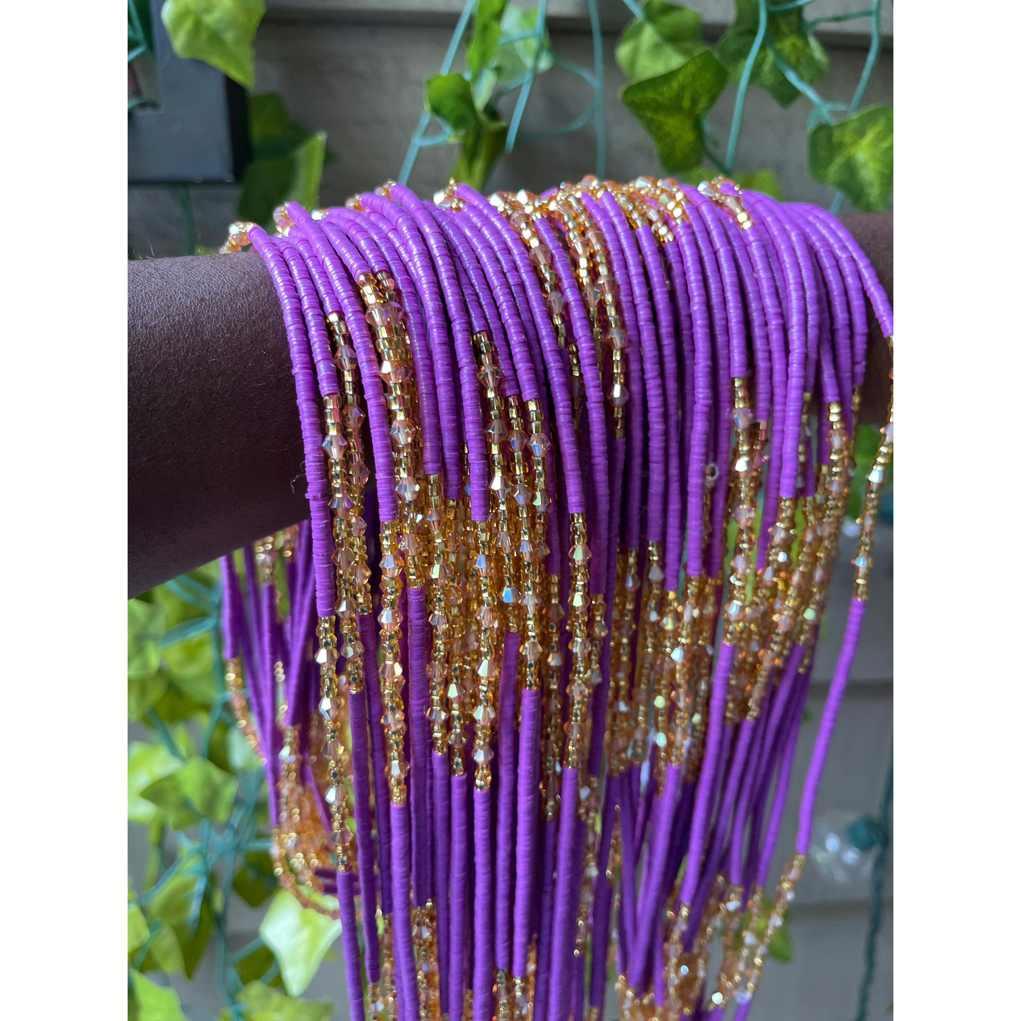 Magenta waistbeads KariAndGo