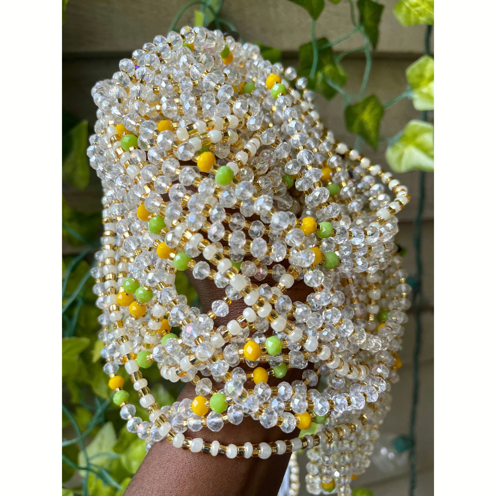 Bling waist discount beads